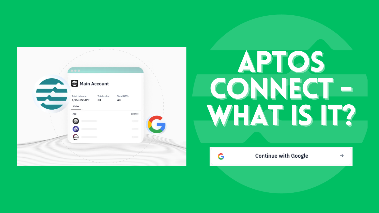 Aptos Connect helps users create an Aptos account without any app