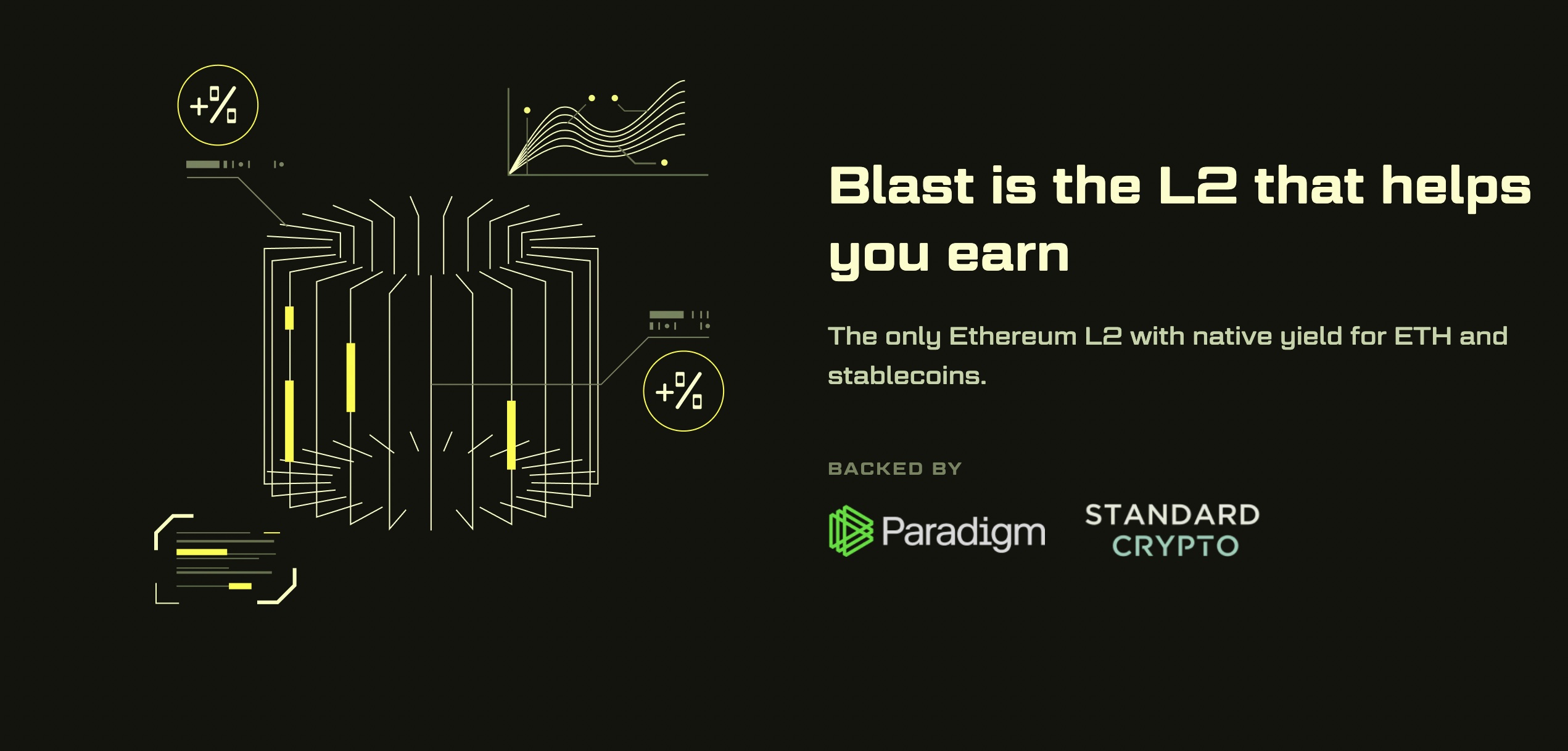 Blast is an Ethereum L2 with native yield for ETH and stablecoins